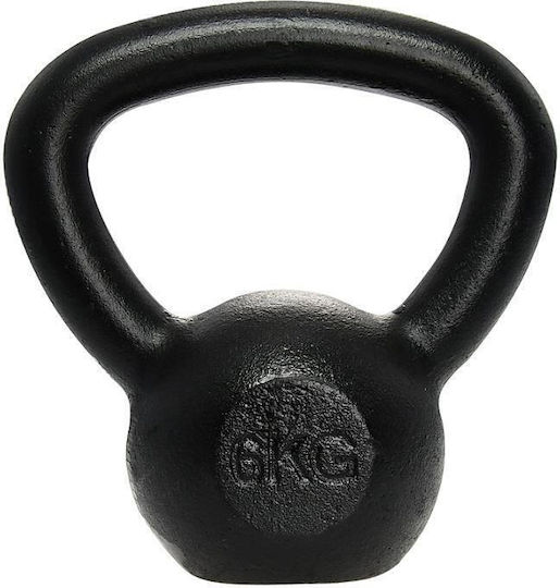 Gantera Kettlebell Lifefit 529fstekett06 Steel 6kg Black