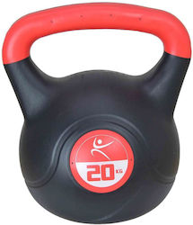 Lifefit 529fvinkett20 Kettlebell Dumbbell 20kg Black Red