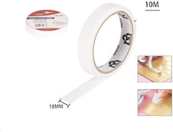 Αυτοκόλλητη Ταινία Διπλής Όψης Διάφανη 18mm