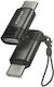 Awei A-12 Μετατροπέας Lightning male σε USB-C female Γκρι 1τμχ