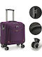 Kourk Travel Suitcase Cabin Purple with 4 Wheels Height 46cm