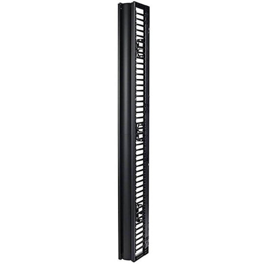 Valueline Vertikaler Kabelmanager Für Rack-Schränke 2 & 4 Post 84h X 6w Einseitige Tür