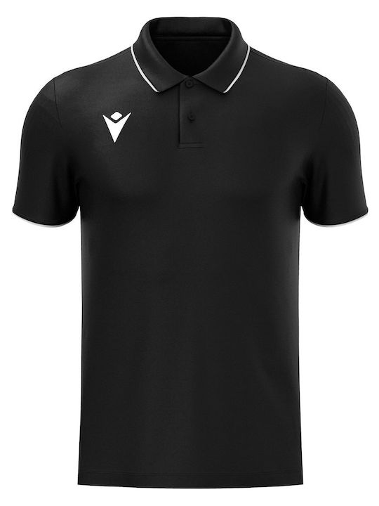 Macron Polo Blouse Black/white