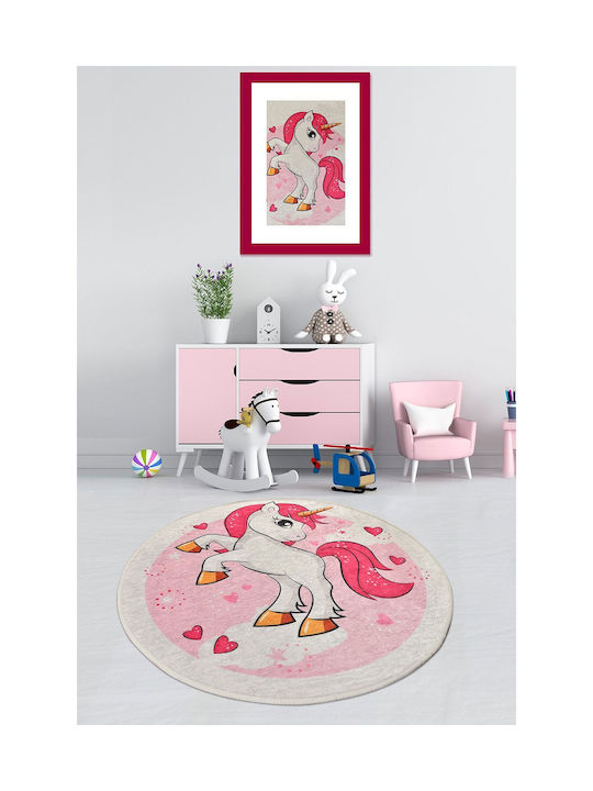 Conceptum Hypnose Kids Synthetic Rug Round 200cm