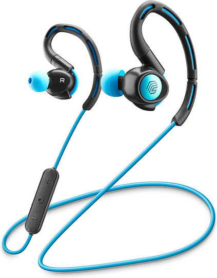 Cellular Line Athlety In-ear Bluetooth Handsfree Earphones with Sweat Resistance Blue