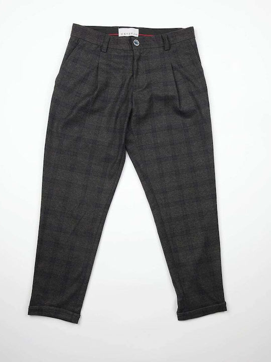Herrenhosen Elastische Graue Multi