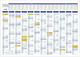 Next Plano 2026 Annual Wall Calendar 50x70cm
