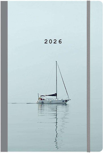 Next Diary 2026 Trends Sail Away Daily Flexi Elastic 14x21cm