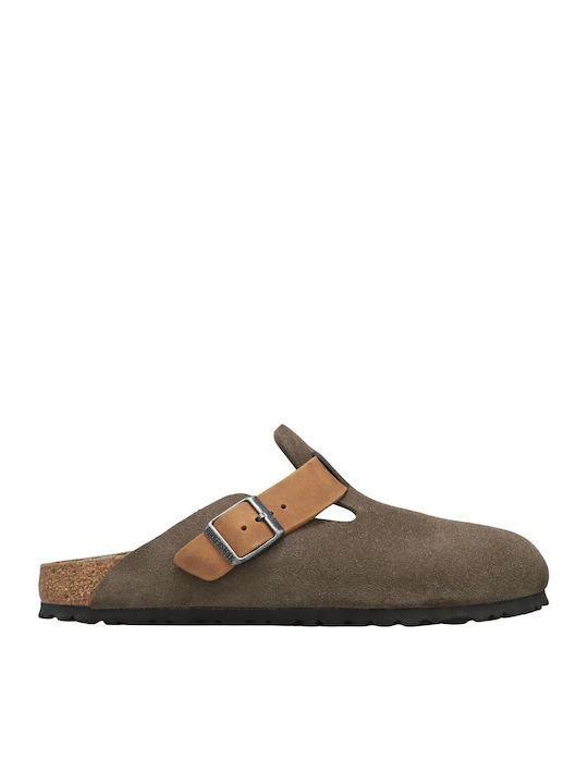 Birkenstock Boston Men's Slipper Brown
