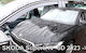 Heko Set of Windbreakers Front and Rear Car Dark Fime for Skoda Superb 2023+ 4pcs