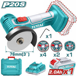 Total TAGLI76012 Τροχός Mini με 1 Μπαταρία 2Ah Total TAGLI76012 Τροχός Mini με 1 Μπαταρία 2Ah