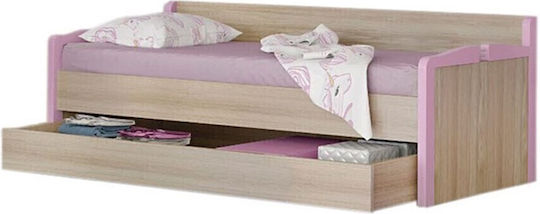 Παιδικό Κρεβάτι Μονό Μπλε για Στρώμα 90x190cm