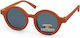 Optosquad Στρογγυλά Παιδικά Γυαλιά Ηλίου με Polarized Φακό Καφέ