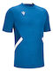 Sportliche Herrenbluse Kurzarm Blaue