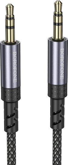 Borofone Cablu Audio Jack 3.5mm 3.5mm Borofone Bl24 Graceful 1m Negru