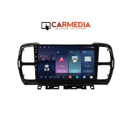 Carmedia Car Audio System for Citroen C5 Aircross 2017-2021 (Bluetooth/USB/WiFi/GPS/Apple-Carplay/Android-Auto) with Touch Screen 9"