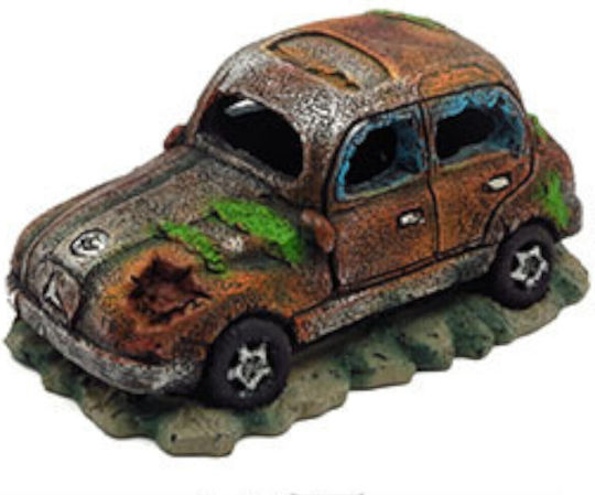 Epigasos Aquarium Decoration Car 12*7*7cm Brown