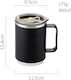 Uncle George Glass Thermos Stainless Steel / Pl...