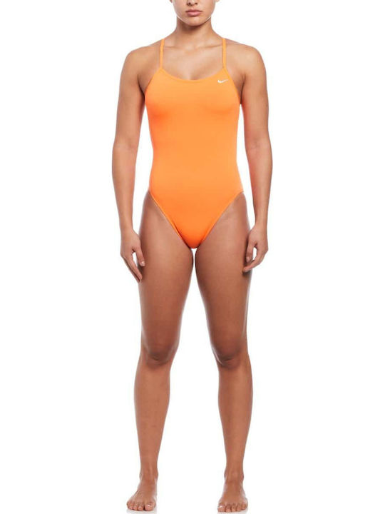 Hydrastrong Cutout Activewear Swimsuit Orange