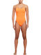 Hydrastrong Cutout Activewear Swimsuit Orange