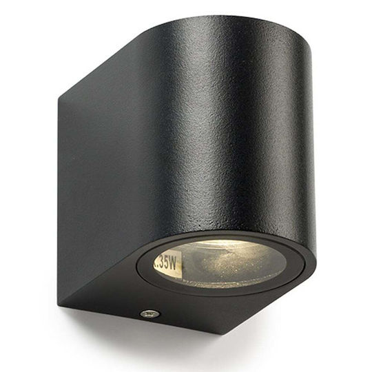 123led Επιτοίχιο Εξωτερικό Φωτιστικό GU10 IP44 6.8x8.1x9.2εκ.