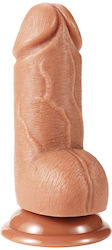 Ρεαλιστικό Dildo με Όρχεις και Βεντούζα Flesh