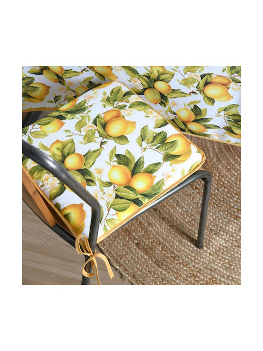 Garden Chair Cushion Acidule Yellow 38x38cm