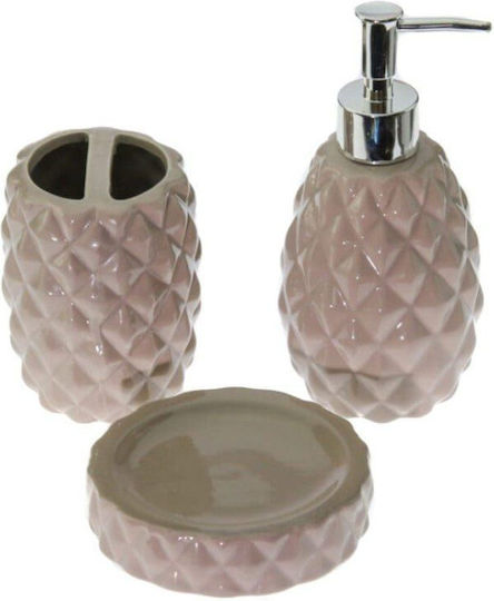 Viosarp Bathroom Accessory Set Ceramic Beige