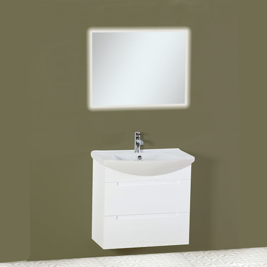 Pro Bagno Waschtisch ohne Waschbecken White