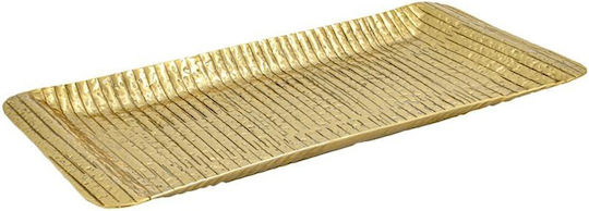 Fylliana Διακοσμητικός Δίσκος Metallisch Fl7795 Rechteckig 40x19x2cm 1Stück