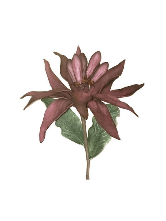 Art Et Lumiere Burgundy Flower