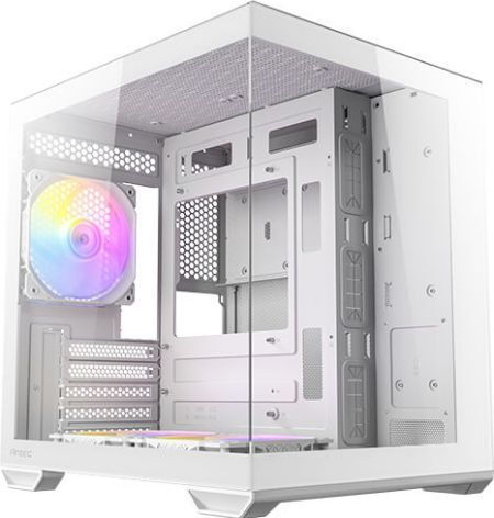 Antec CX60M ARGB Gaming Mini Tower Κουτί Υπολογιστή με Πλαϊνό Παράθυρο Λευκό