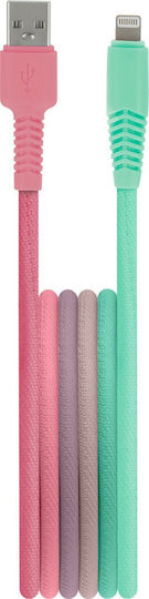 Setty USB-A to Lightning Cable Pink 1.5m