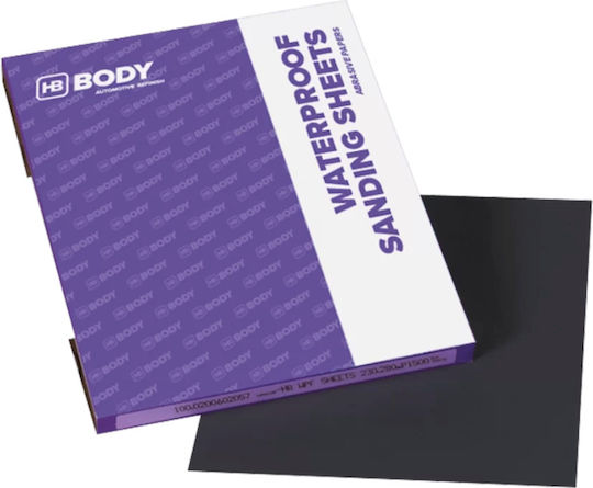 Hb Body Waterproof Sanding Sheets P2000 Water Sandpapers 230x280mm 50 Pieces Hbd-0200602058