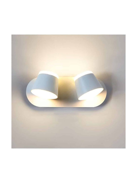 Led7 Φωτιστικό Τοίχου LED Λευκό