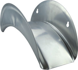 Metal Wall Mount Garden Hose Hydrostab Silver