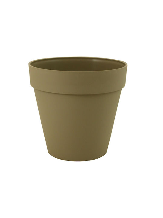 Sic Plast Deco Pot Mocha 14x14x13cm.