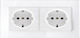 Elmark Power Socket White 1pcs