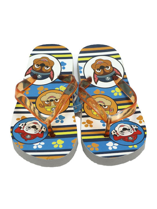 Nickelodeon Kids' Flip Flops Paw Patrol Orange