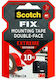 Scotch Self-Adhesive Double-Sided Tape Black 19mmx1.5m 1pcs
