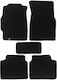 Set of Front and Rear Mats 5pcs for Honda Civic 1995-2001 Black