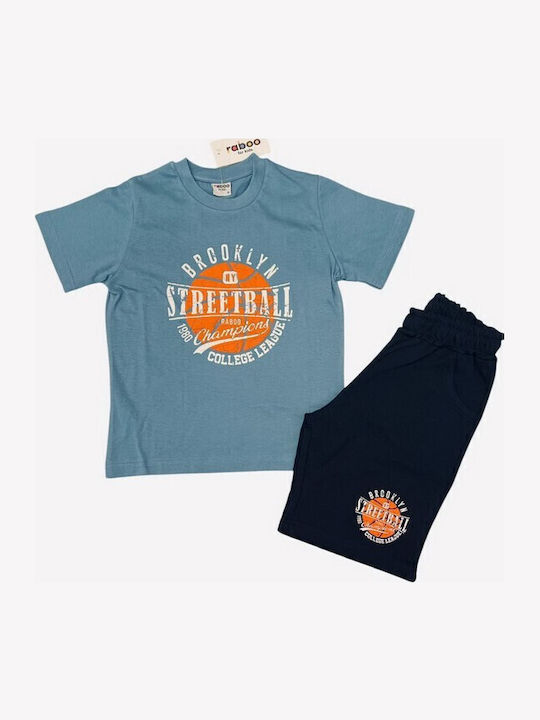 Raboo Kids Clothing Set with Shorts Blue 2 Pieces