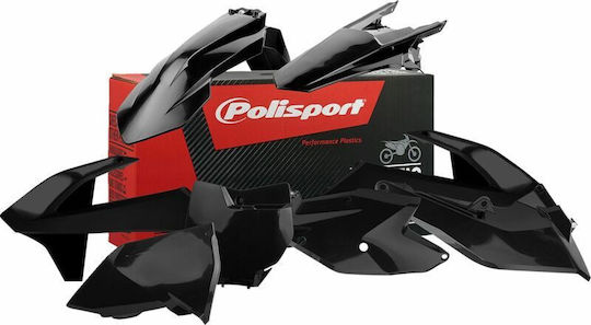Polisport Σετ Πλαστικά Μοτοσυκλέτας για Yamaha XC Μαύρο
