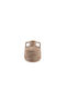 Zen Collection Decorative Vase Beige 15.5x15.5x20.5cm