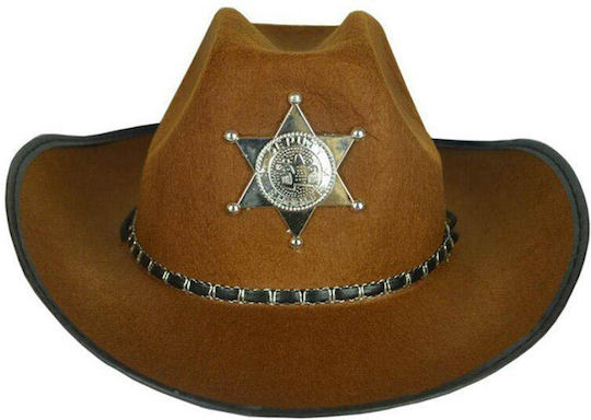 Kokoracostume Carnival Cowboy Hat for Adults Coffee