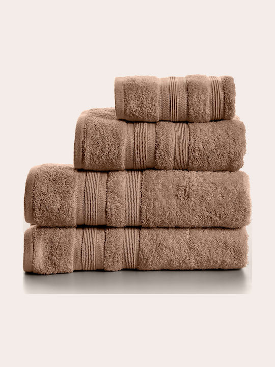 Charalambidis Textiles Hand Towel 30x50cm Coffe...
