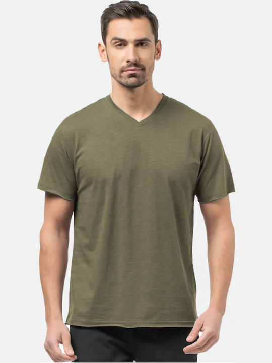 Bodymove T-shirt Χακί