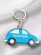 Blue Car Keychain "Good Journey"