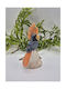 Handmade Decorative Parrot With Natural Semi-Precious Stones