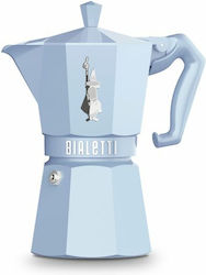 Moka Cafetieră Pentru Plită Espresso Albastră